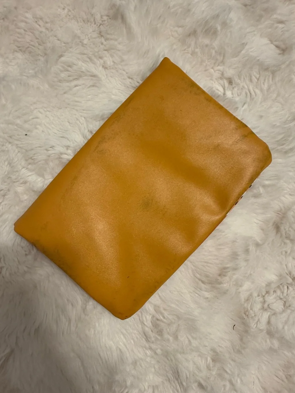 Rachel Pally Floral Orange Fold-Over Clutch with Tassel